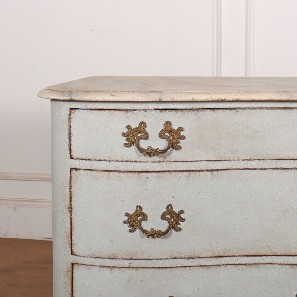 Austrian Painted Serpentine Commode View IV