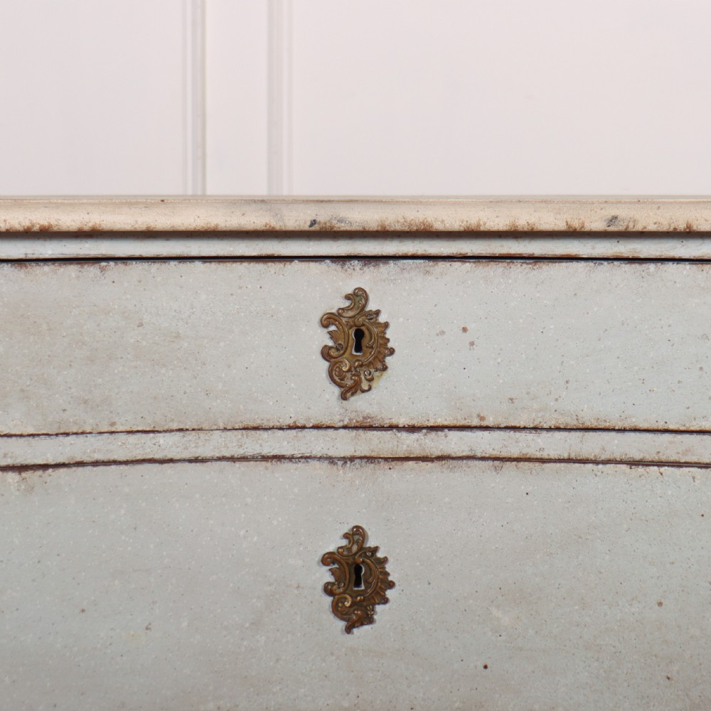 Austrian Painted Serpentine Commode View VI