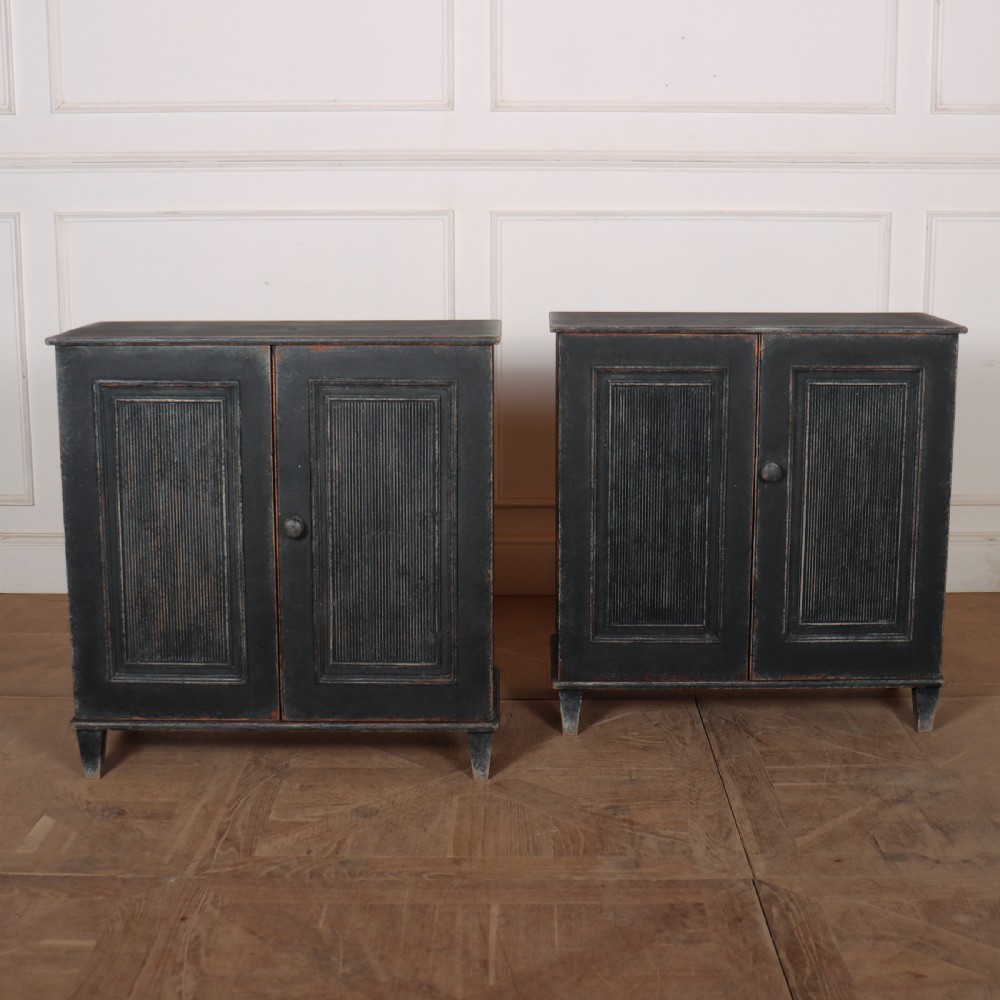 Pair of Swedish Painted Buffets