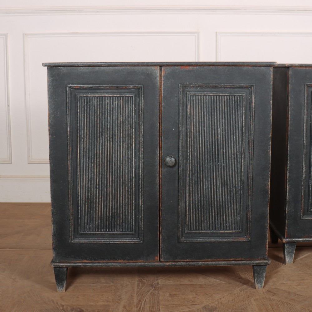 Pair of Swedish Painted Buffets View II