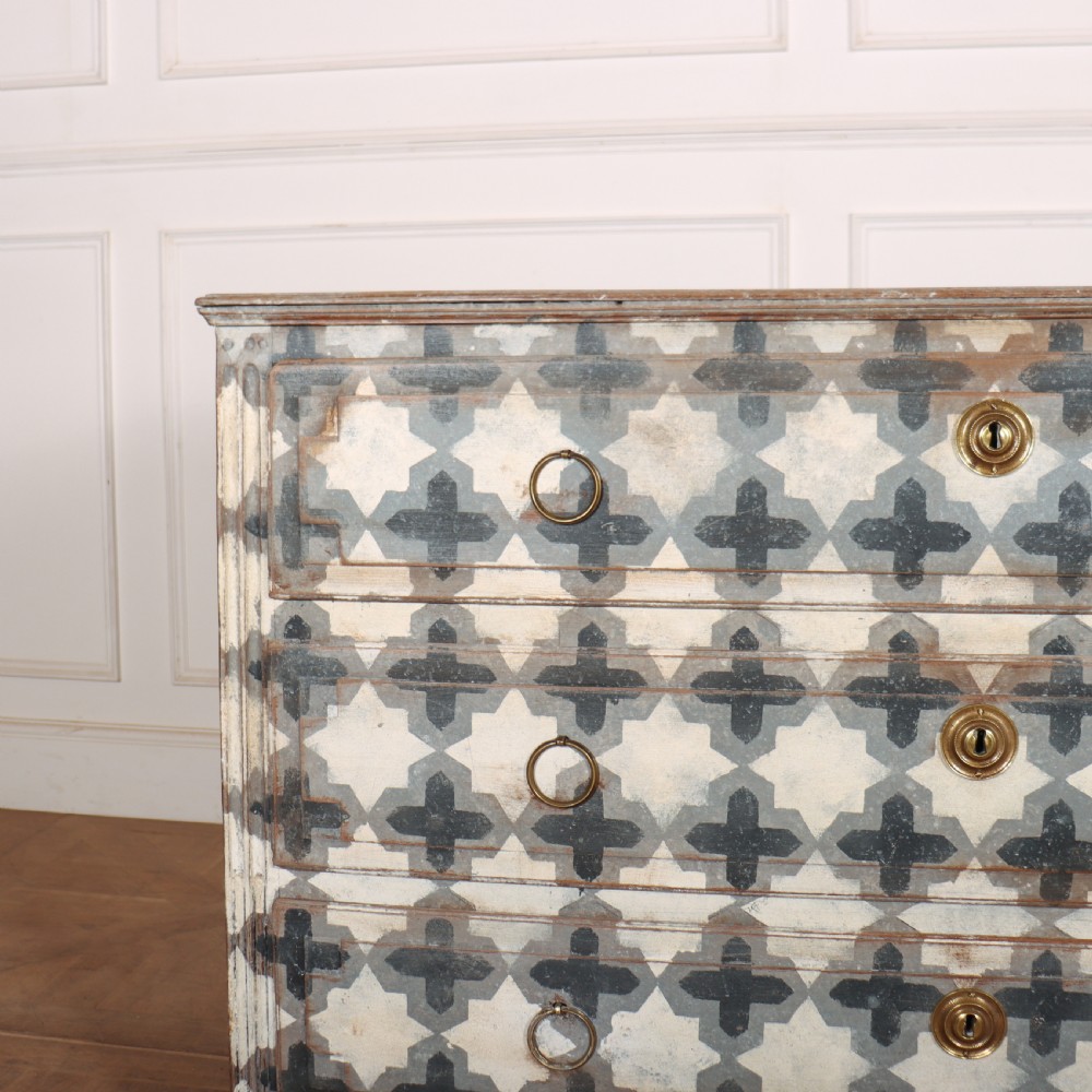French Painted Oak Commode View II