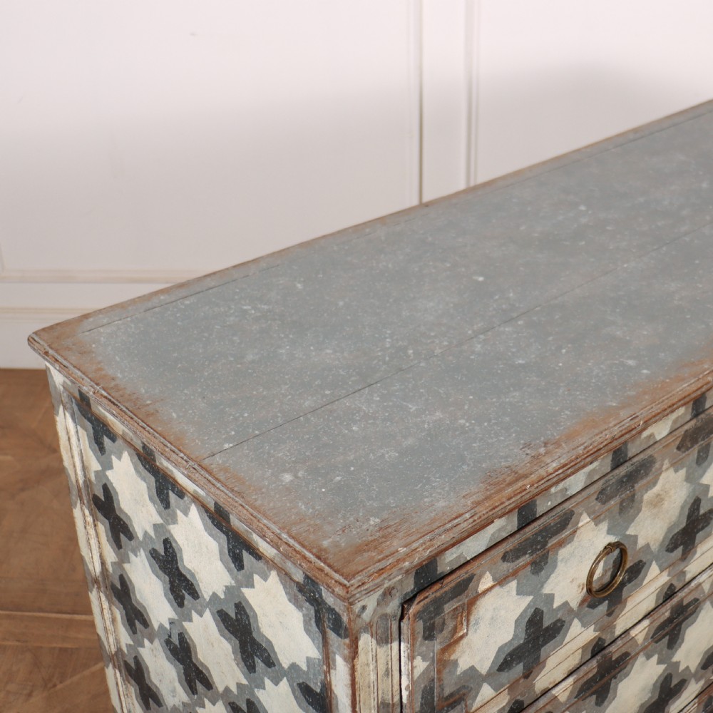 French Painted Oak Commode View X