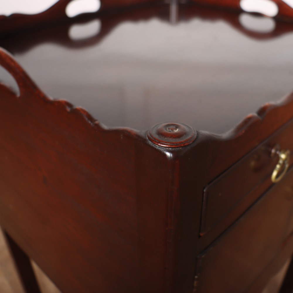 Georgian Mahogany Bedside Cupboard View VII