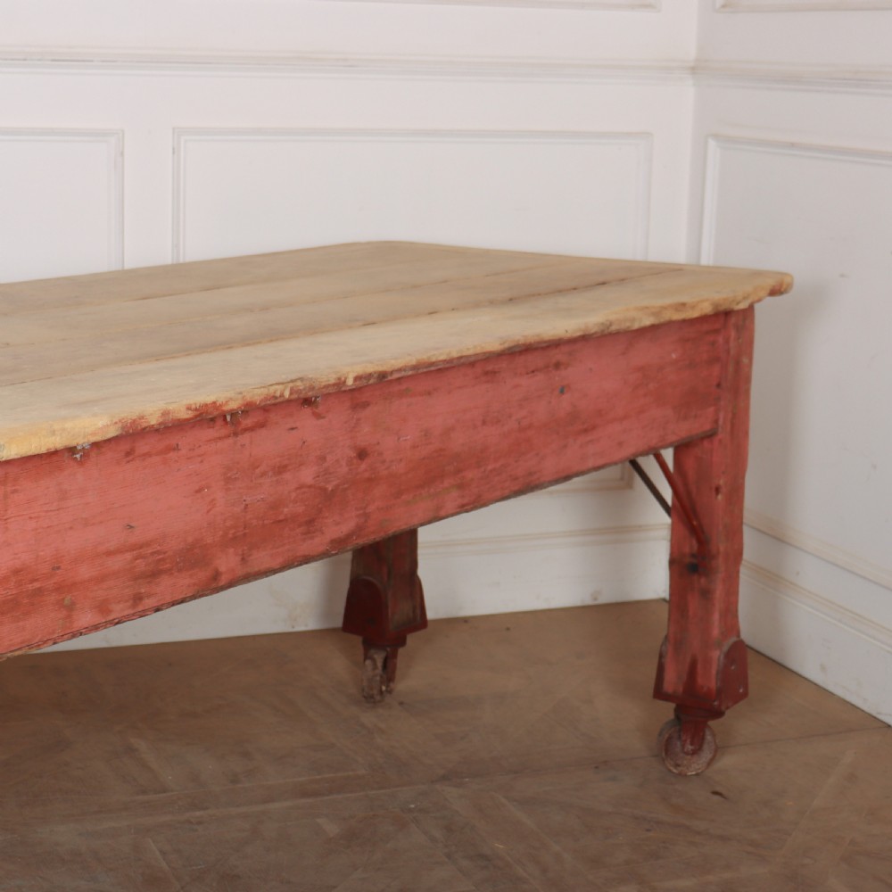 Large Sycamore Topped Preparation Table View IV