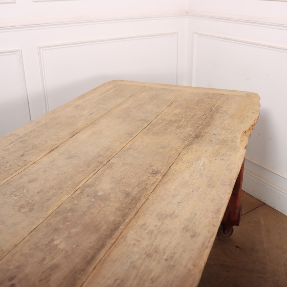 Large Sycamore Topped Preparation Table View VII