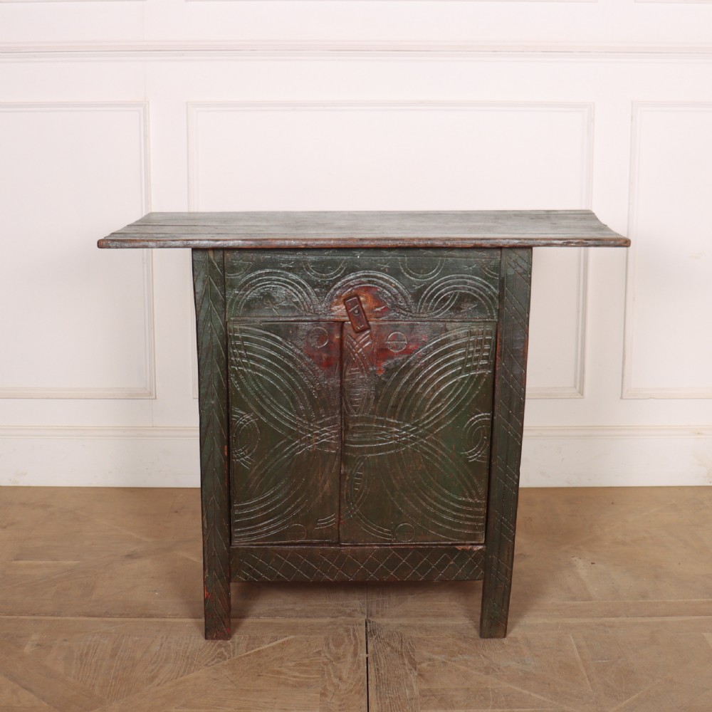 Original Painted Carved Buffet