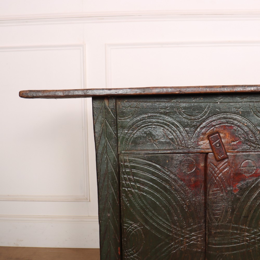 Original Painted Carved Buffet View II