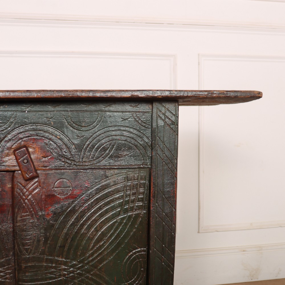 Original Painted Carved Buffet View V
