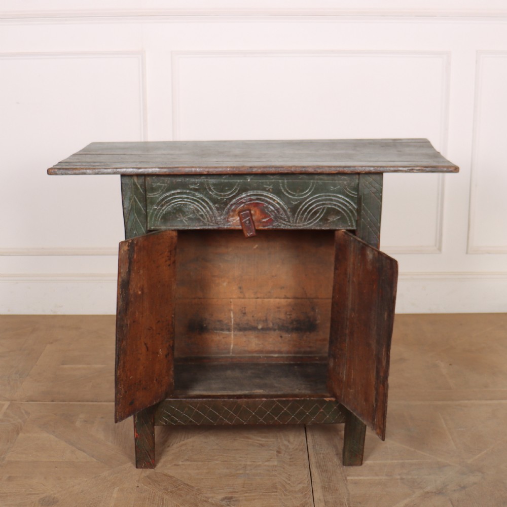 Original Painted Carved Buffet View X
