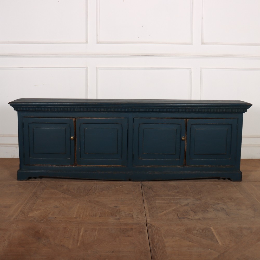 Narrow Italian Painted Enfilade
