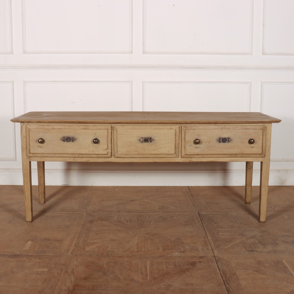 French Painted Oak Dresser Base