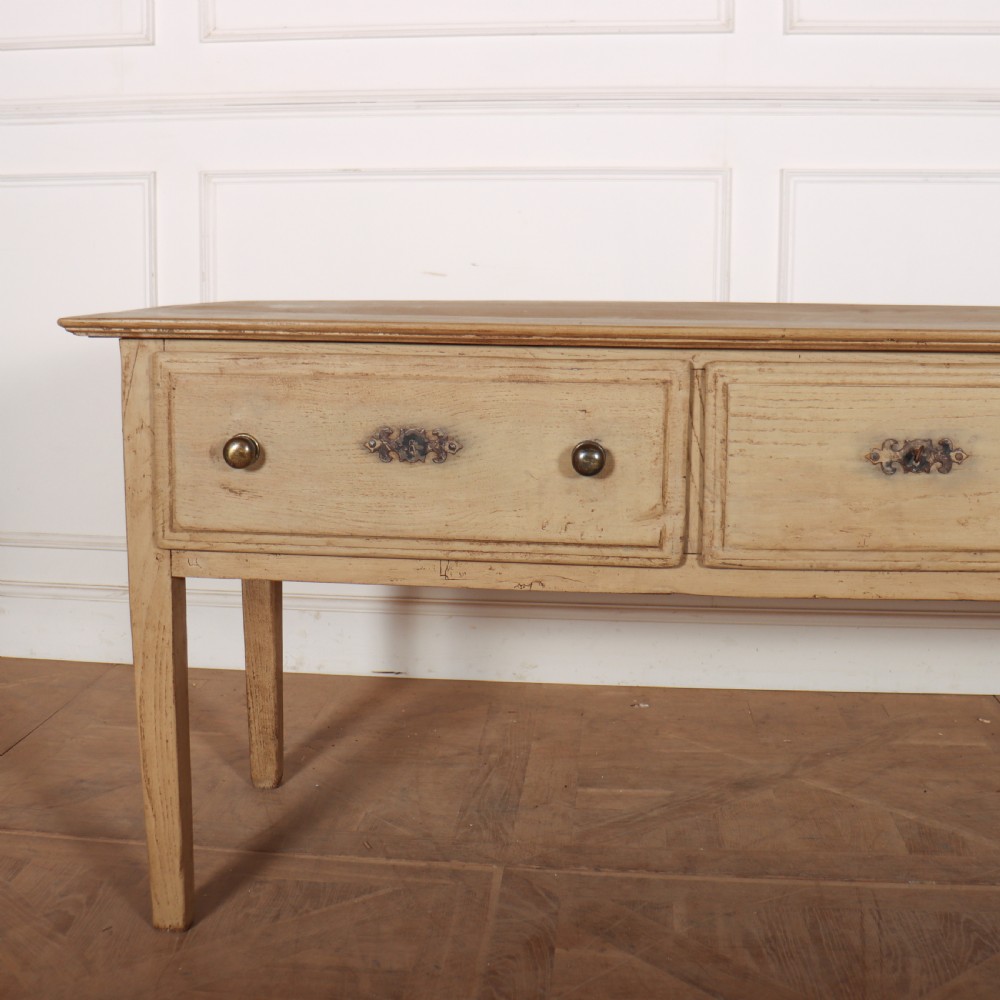 French Painted Oak Dresser Base View II
