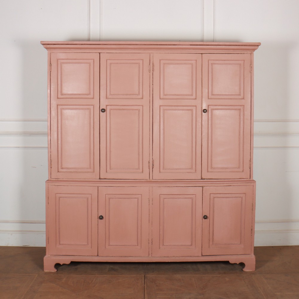 English Painted Housekeepers Cupboard