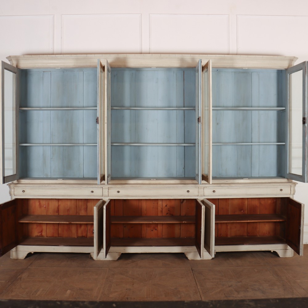 19th Century Italian Painted Bookcase View VIII