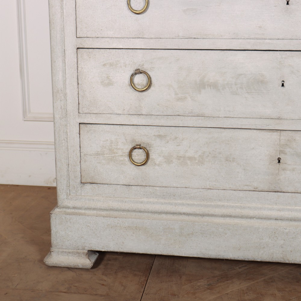 French Painted Marble Top Commode View III