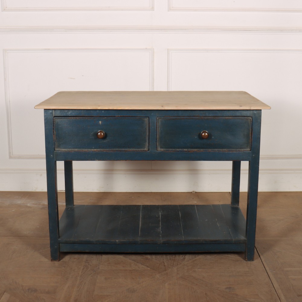 Small Painted Potboard Dresser Base