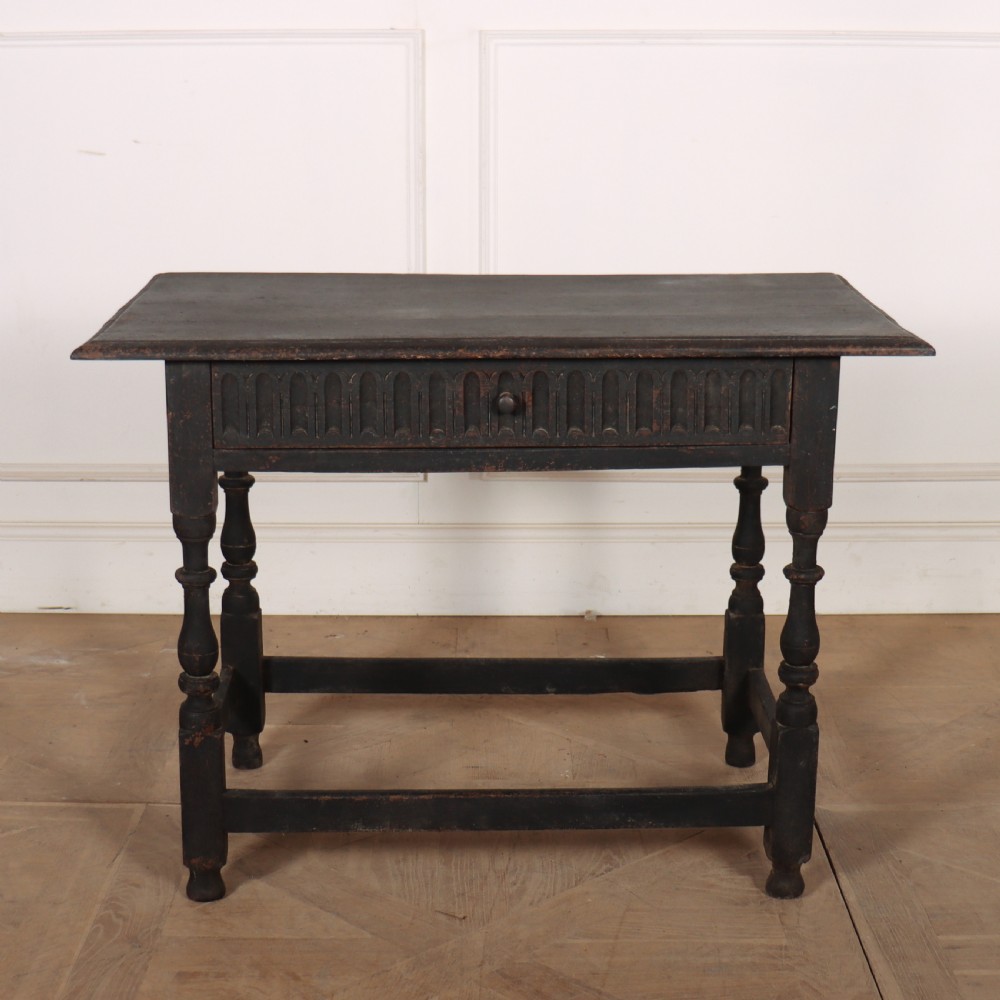 18th Century English Painted Lamp Table