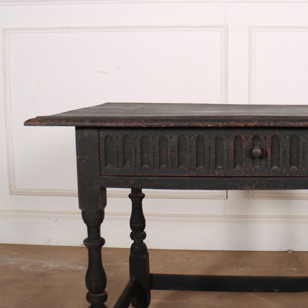18th Century English Painted Lamp Table View II