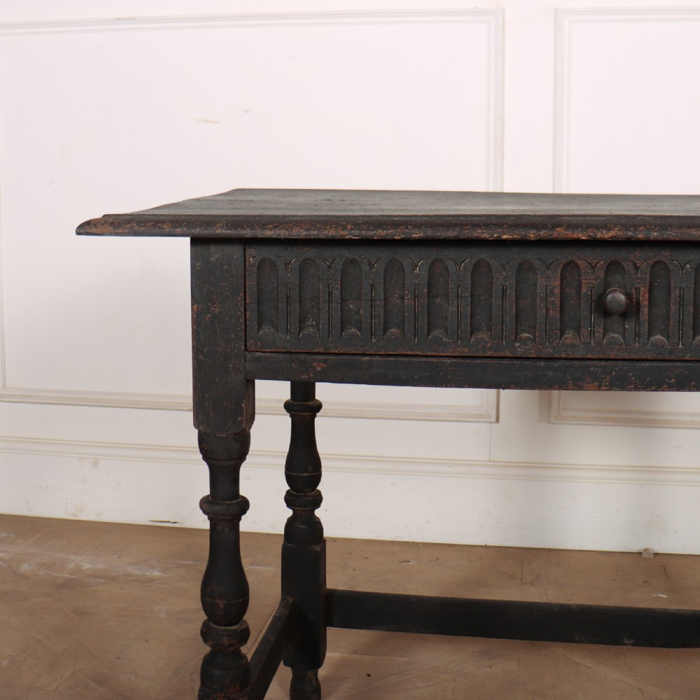 18th Century English Painted Lamp Table View III