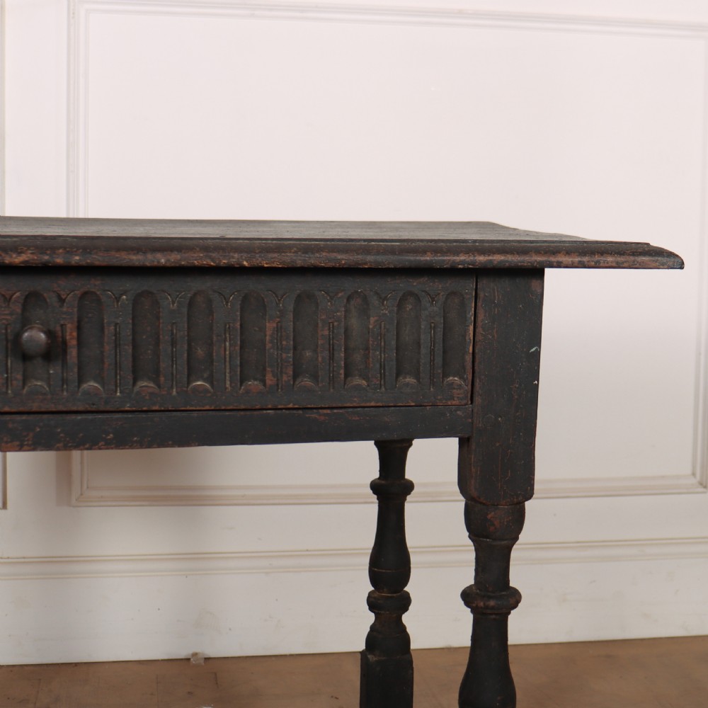 18th Century English Painted Lamp Table View VI