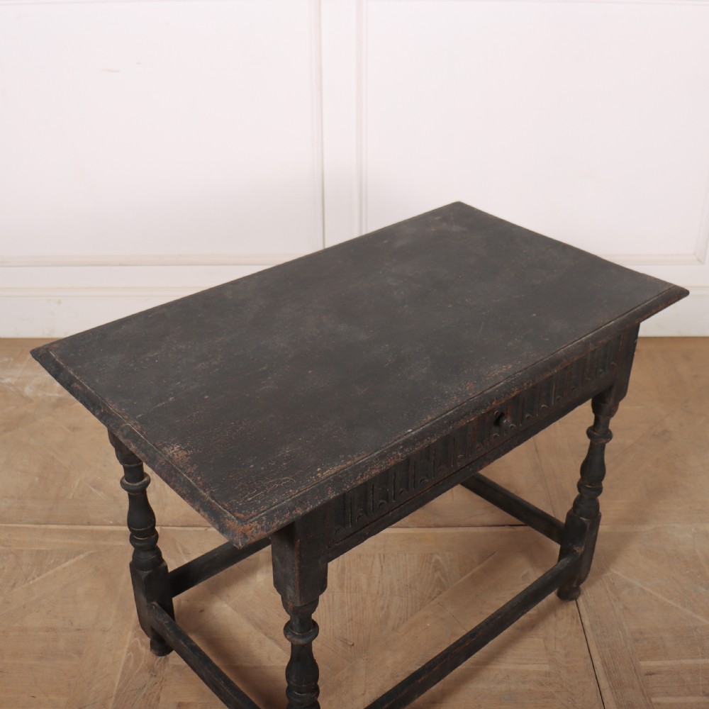 18th Century English Painted Lamp Table View VIII