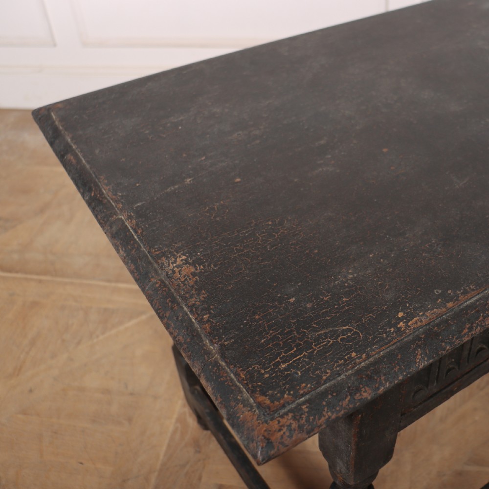 18th Century English Painted Lamp Table View IX