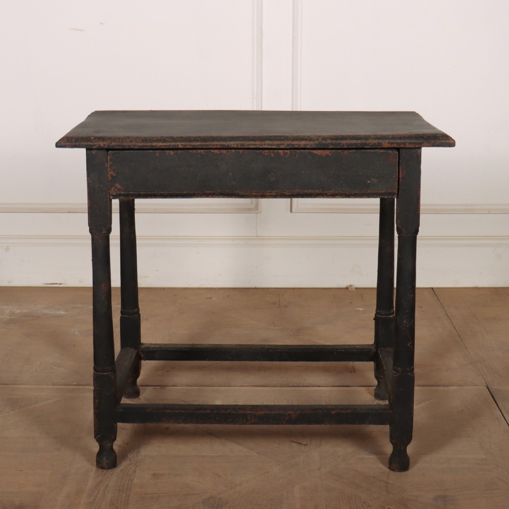 English 18th Century Painted Lamp Table