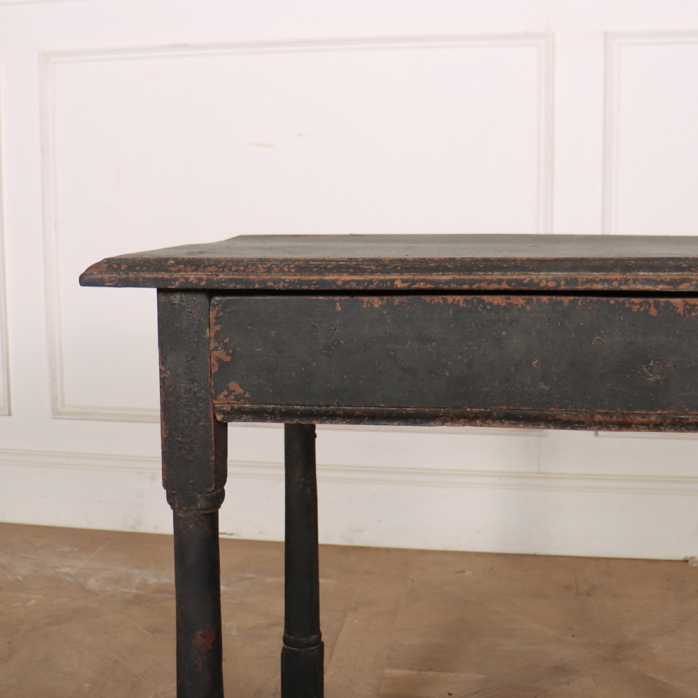 English 18th Century Painted Lamp Table View II