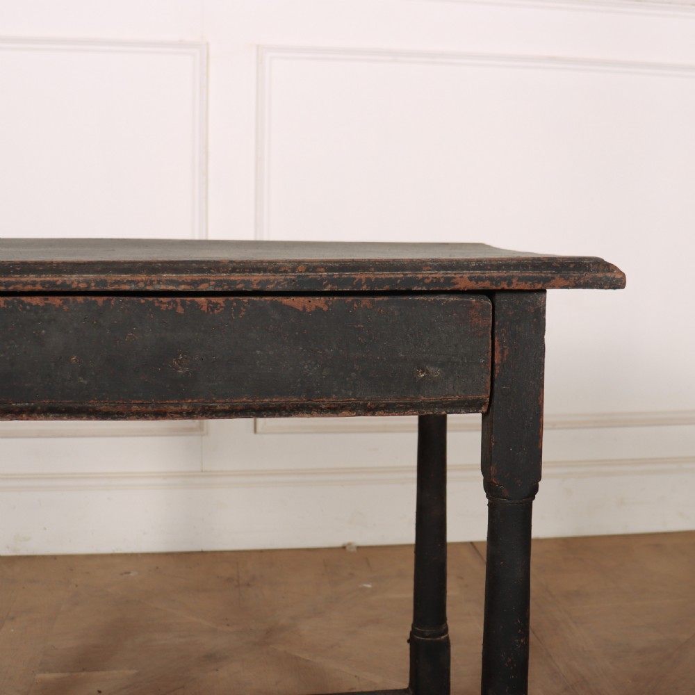 English 18th Century Painted Lamp Table View III