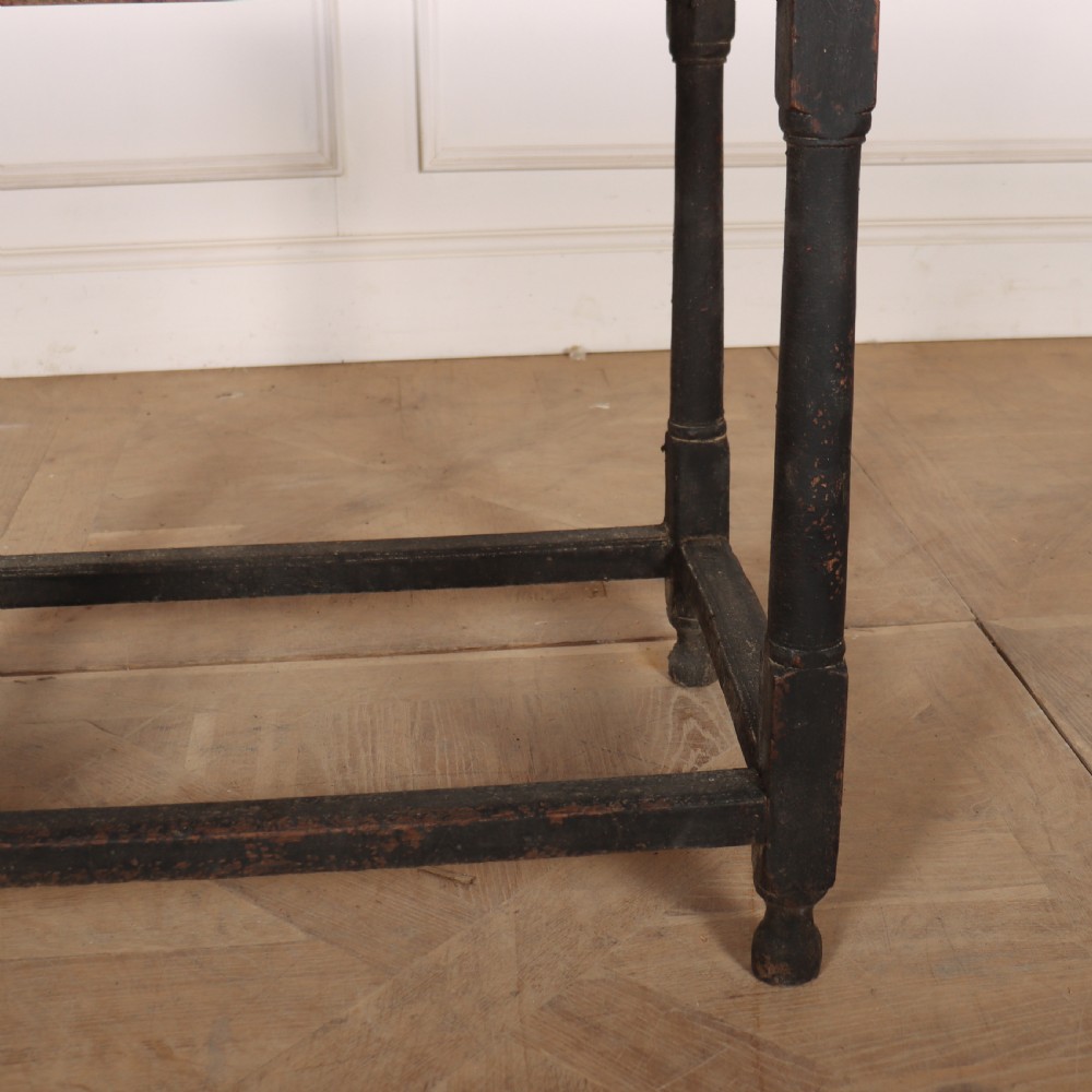 English 18th Century Painted Lamp Table View IV