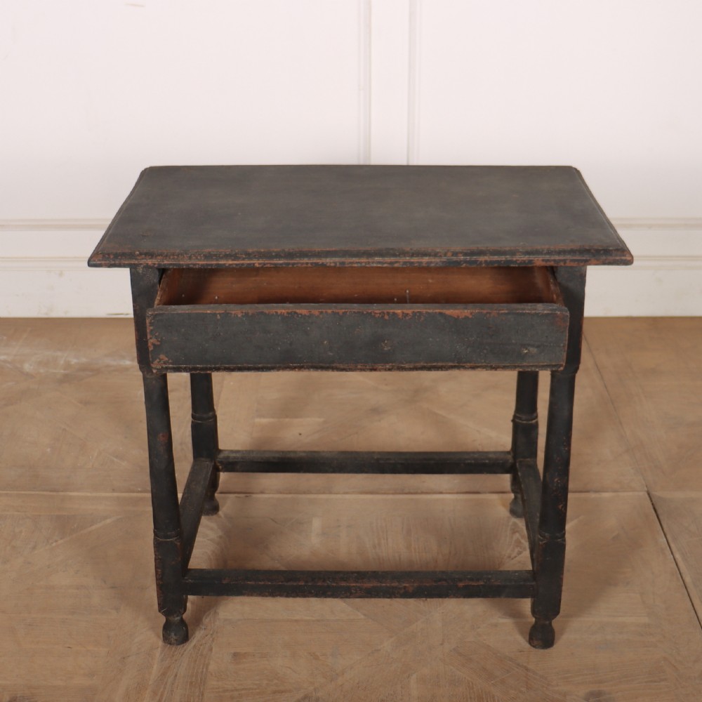 English 18th Century Painted Lamp Table View VI