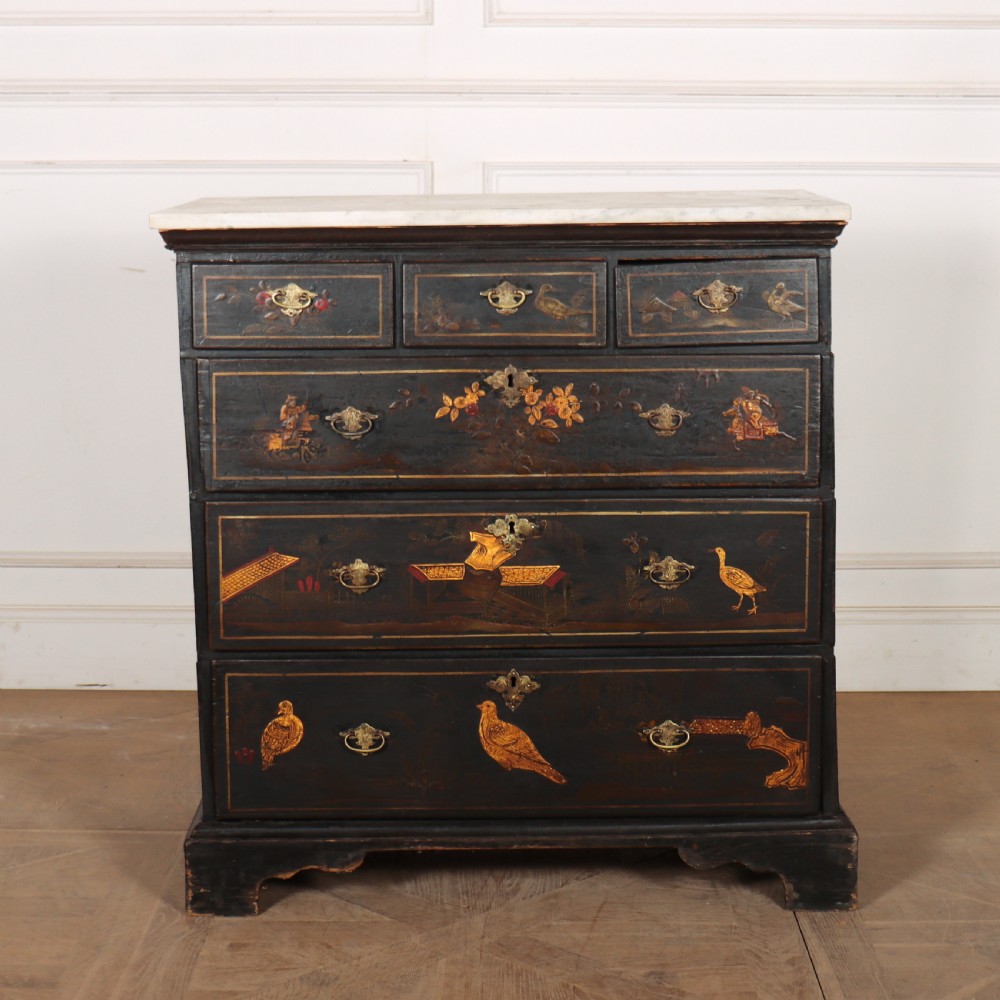 English Chinoiserie Chest of Drawers