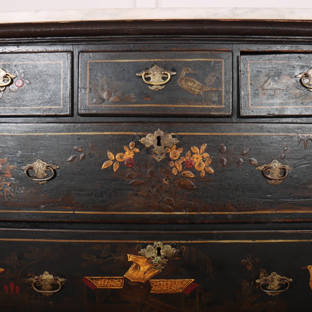 English Chinoiserie Chest of Drawers View VI