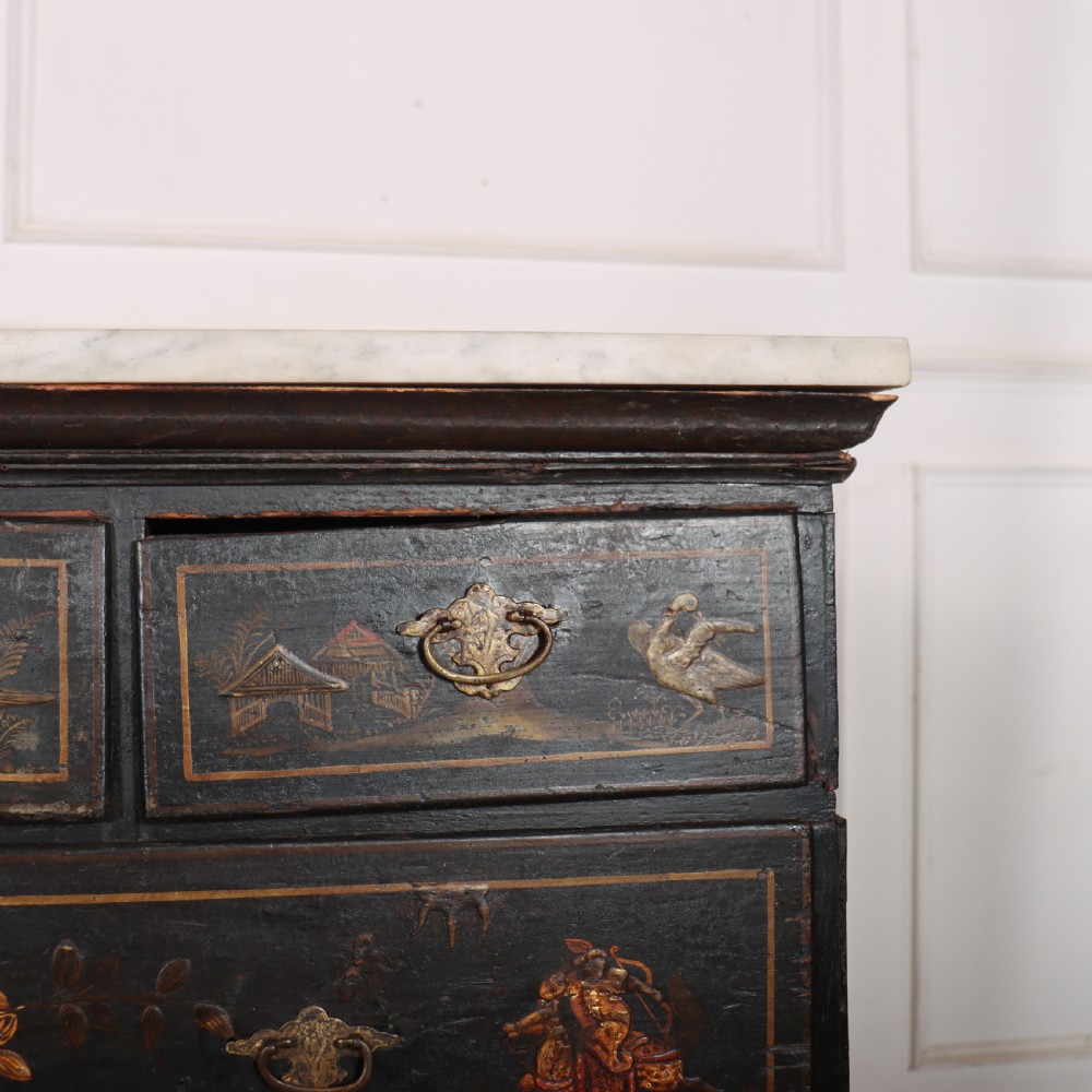 English Chinoiserie Chest of Drawers View VII
