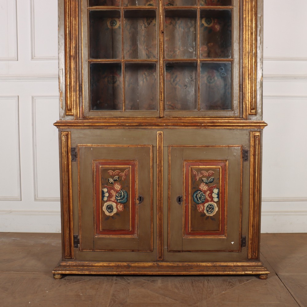 Original Painted Italian Glazed Bookcase View III