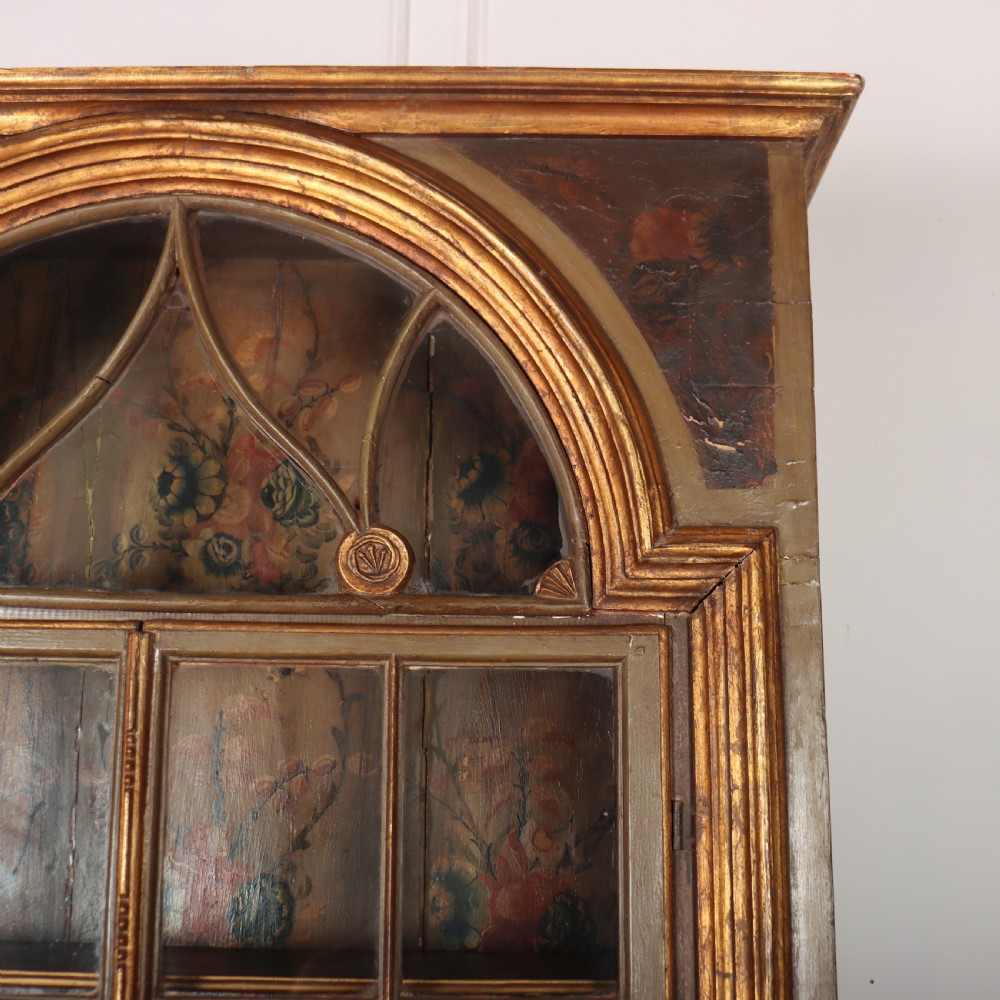 Original Painted Italian Glazed Bookcase View VII