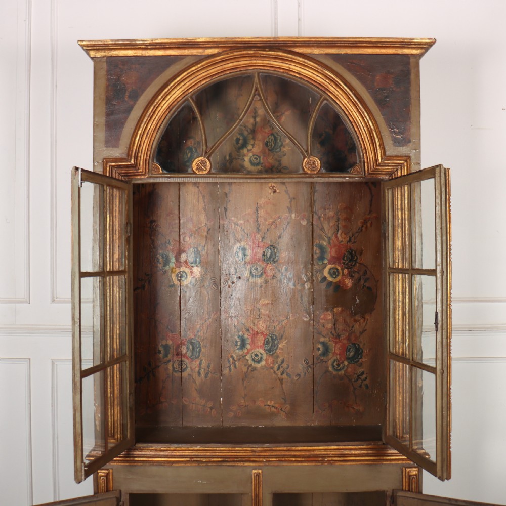 Original Painted Italian Glazed Bookcase View IX