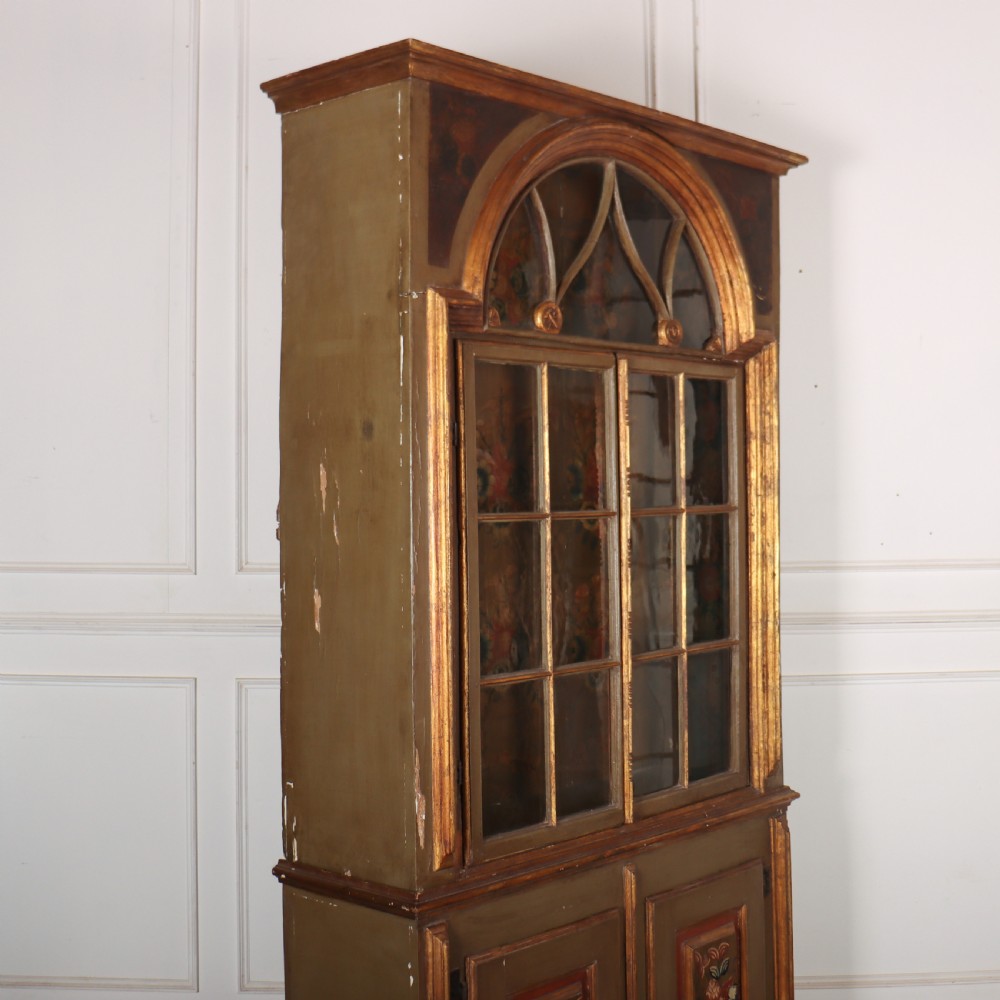 Original Painted Italian Glazed Bookcase View XI