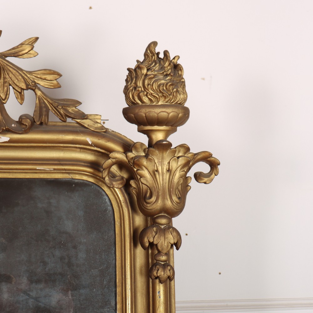 French Carved Gilt Mirror View VI