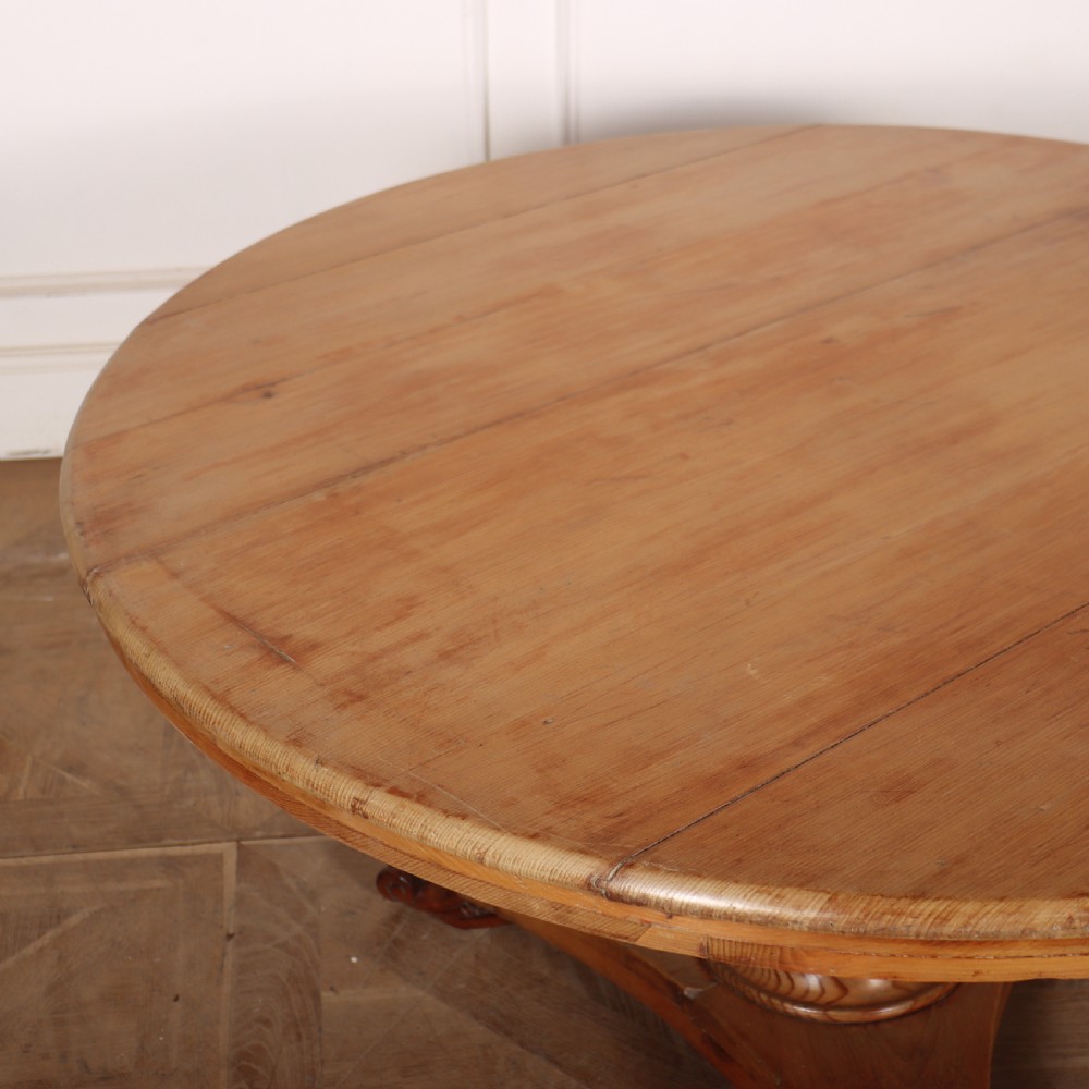 English Pine Breakfast Table View II