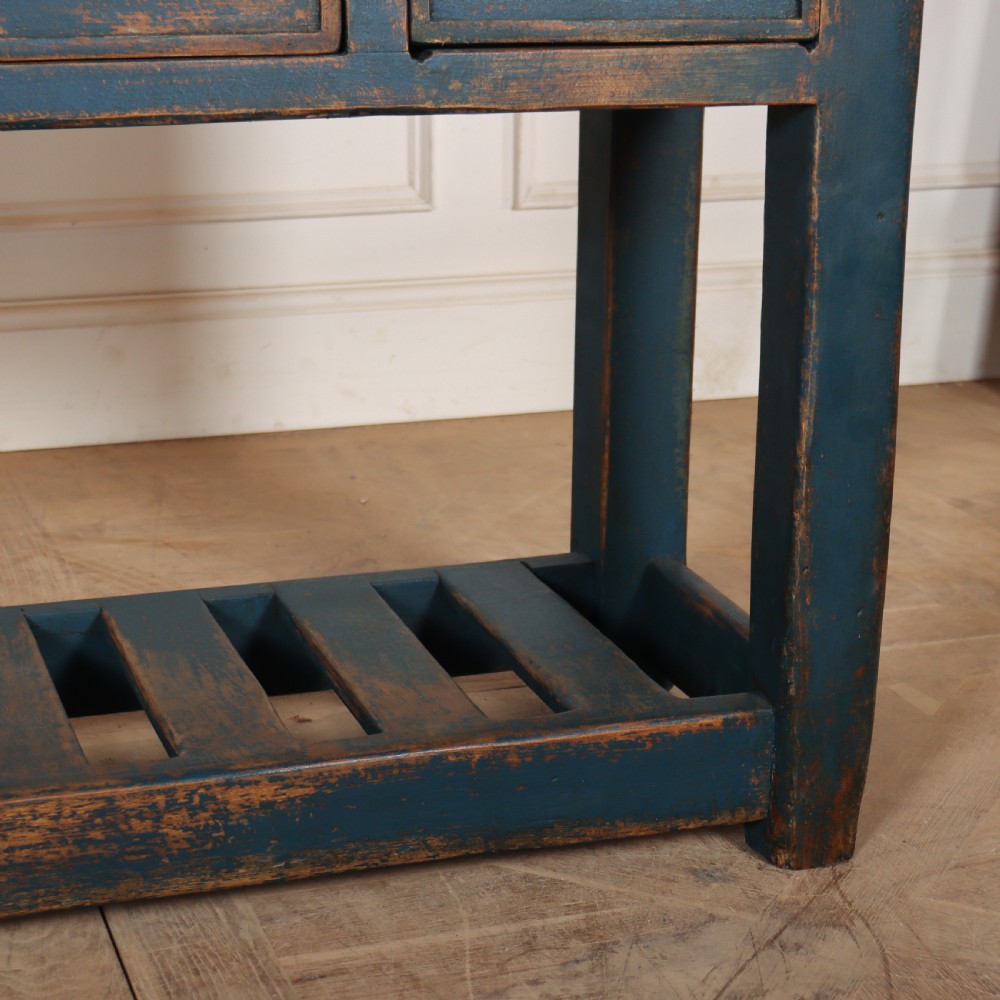 Scottish Painted Dairy Dresser Base View V