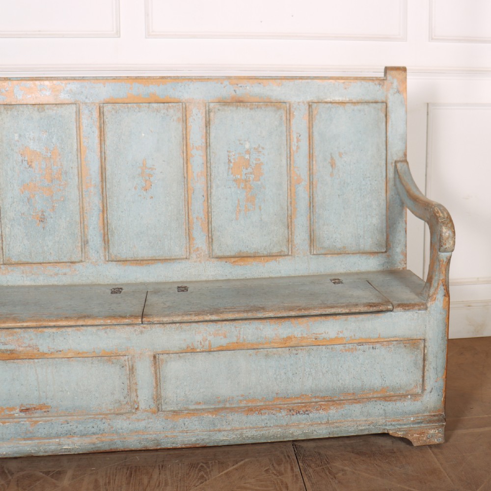 Welsh Painted Box Settle View II