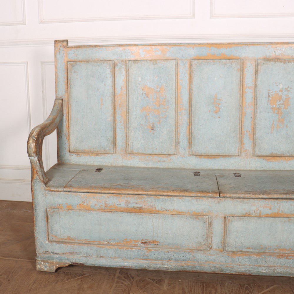 Welsh Painted Box Settle View III