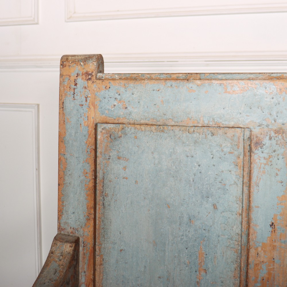 Welsh Painted Box Settle View V