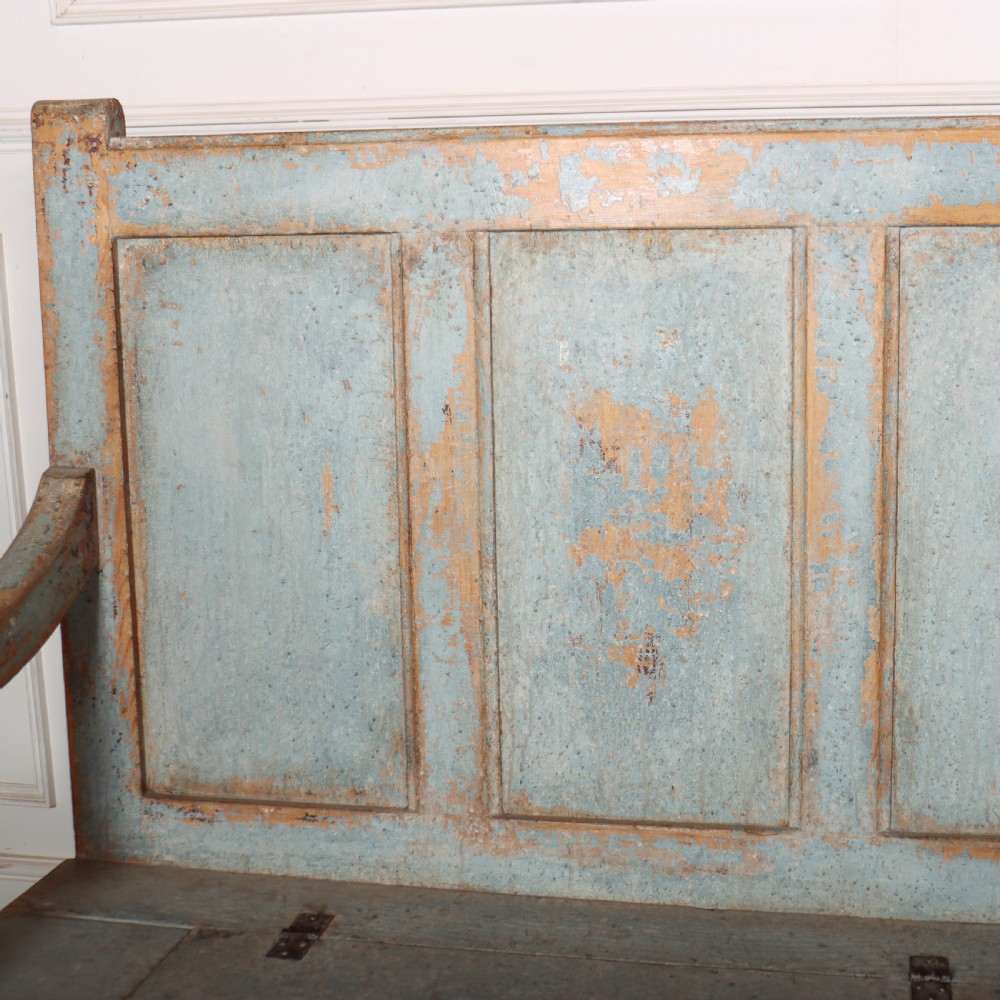 Welsh Painted Box Settle View VI