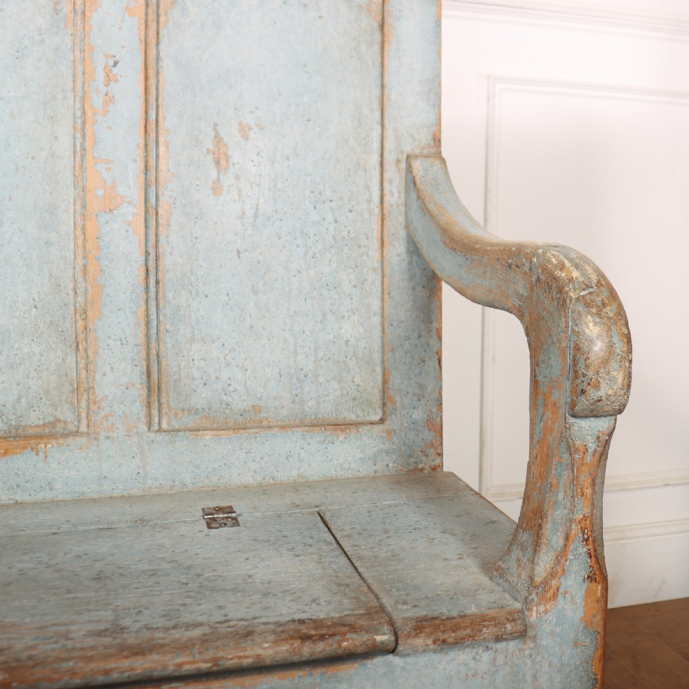 Welsh Painted Box Settle View VIII
