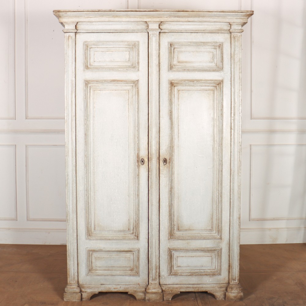 19th Century Scandinavian Painted Amoire