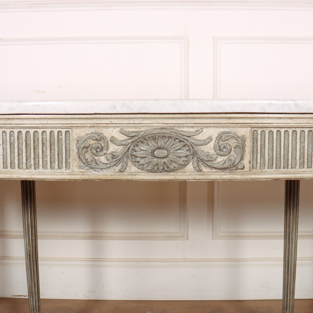 English Serpentine Console Table View III