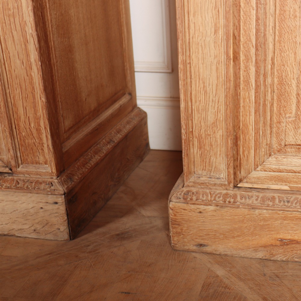 Pair of French Bleached Oak Bookcases View VI