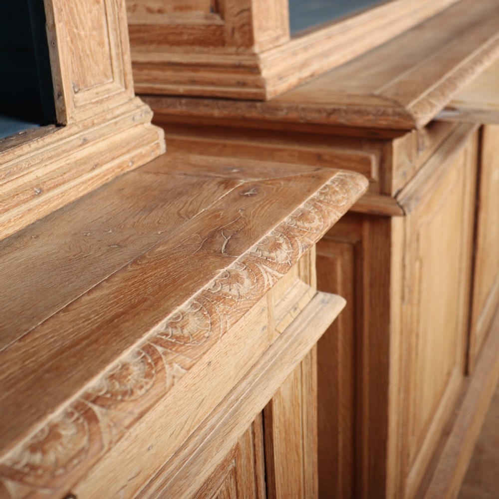 Pair of French Bleached Oak Bookcases View VII